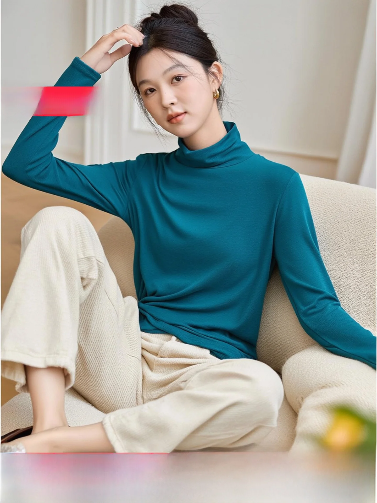 الموسم الجديد عالية Ne مطاطا سليم صالح قاعدة طبقة أعلى تنوعا Boting irt الربيع Faion العلامة التجارية زر مستقيم أنبوب سترة