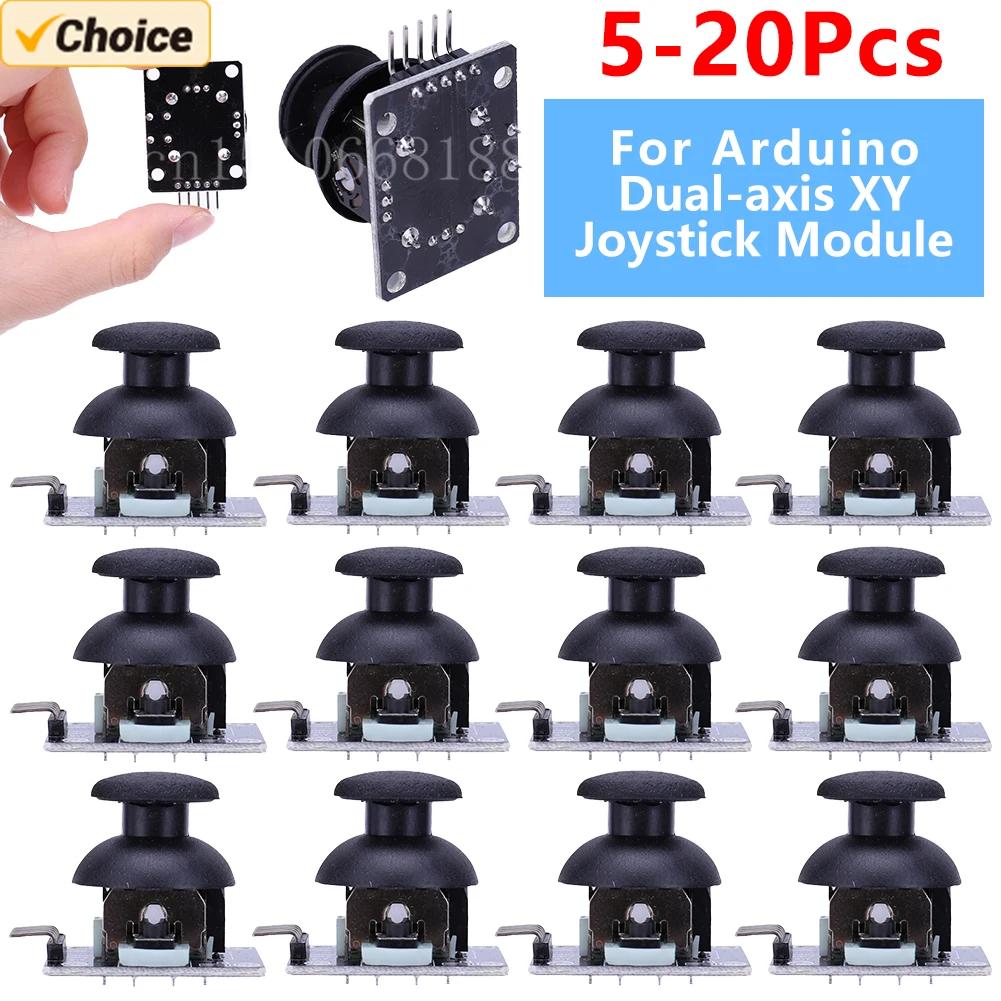 5-20PCS For Arduino Arduino Dual-axis XY Joystick Module for PS2 Joystick Control Lever Sensor KY-023 Rated 4.9/5