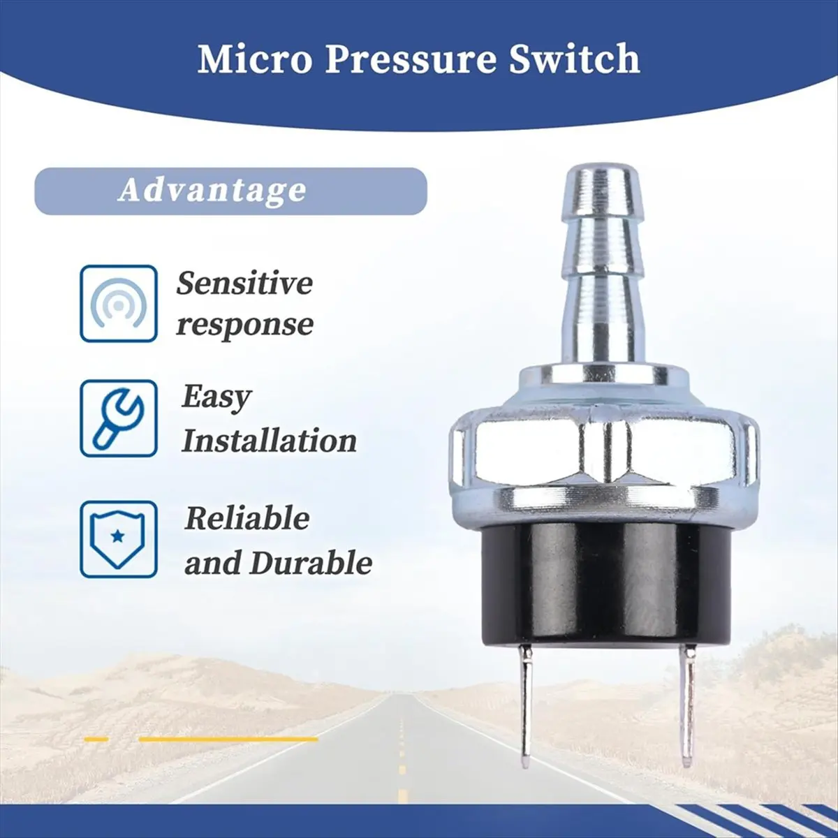 Mini Interruptor de Presión para Compresor de Aire A45I AB-9063290 para D55146 D55167 D55168 D55146-CA D55167-CA D55168-CA 180-225PSI