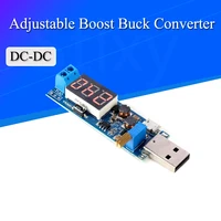 Stlxy DC-DC 5V a 3,5V/12V USB módulo de fuente de alimentación reductor/abajo convertidor Buck de refuerzo ajustable salida DC 1,2 V-24V