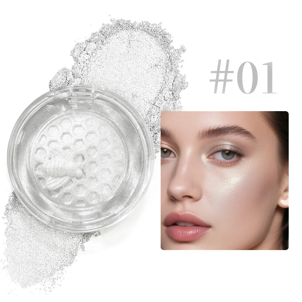 ثلاثية الأبعاد منحوتة النحل تمييز لوحة الوجه الجسم لامع مسحوق تركيبة مقاومة للماء لتحديد الأنف عيون الخدين مهرجان ماكياج #6