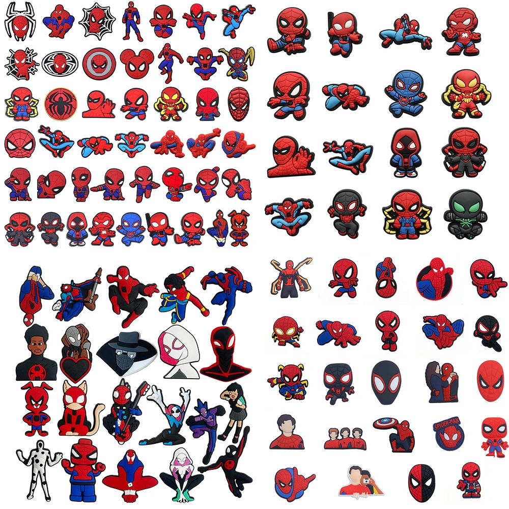 Bestseller 14-200 Stück Hot Toys Cartoon Anime Figuren Serie PVC Schuh-Charms Zubehör DIY Abnehmbare PVC Schuhdekorationen Geschenk – Detail 4