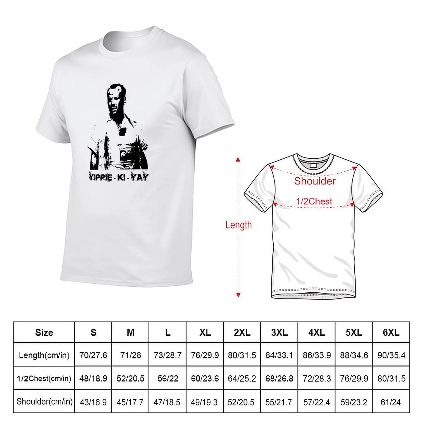 مصمم القميص تي مصمم رجل تي شيرت تي خمر Yippee-ki-yay! قمصان رجالي تي للرجال قميص جرافيك #5
