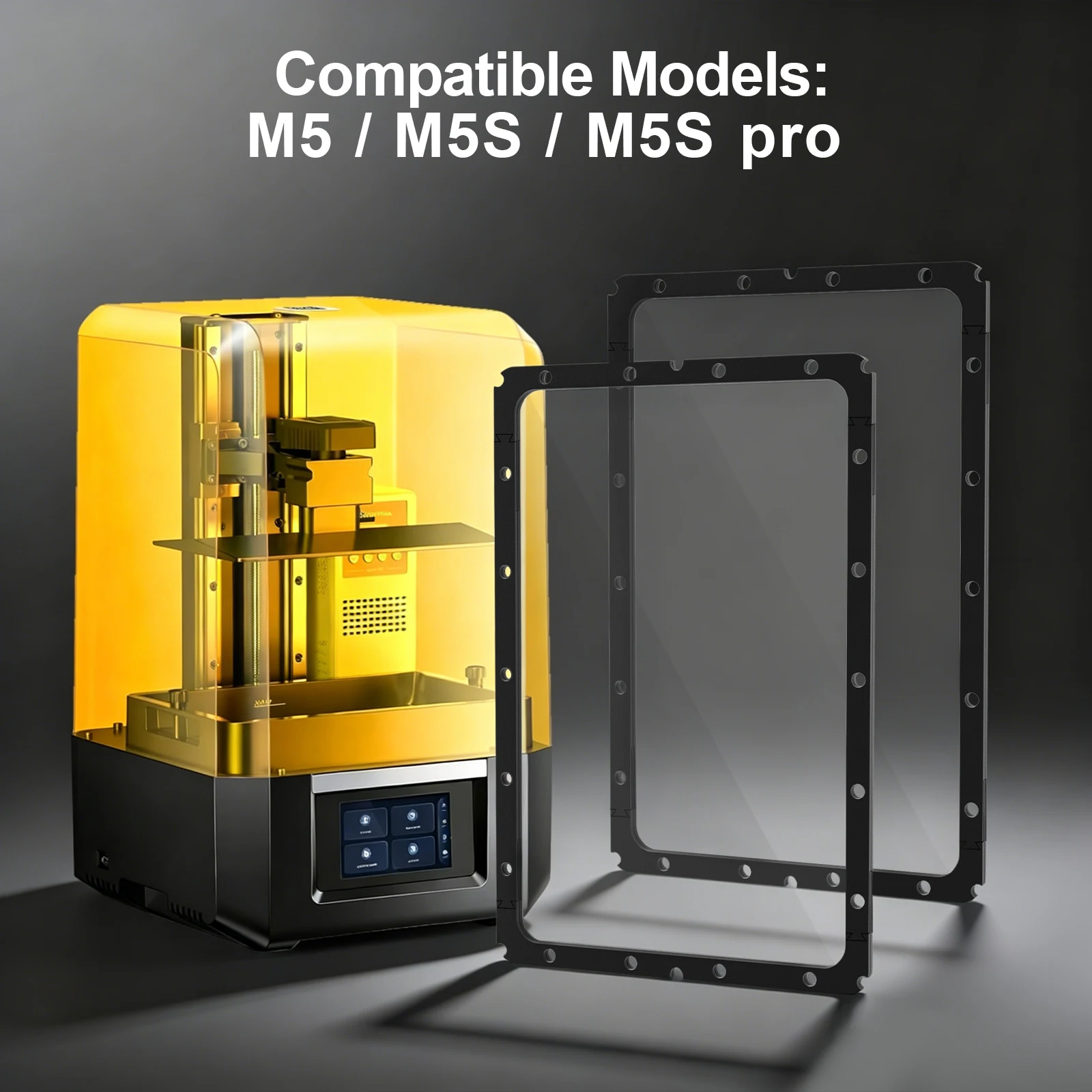 for Anycubic Photon Mono M5S/Mono  M5s pro UV DLP LCD,Mono  M5 FEP Film Resin Vat FEP Upgrades 3D Printer Accessories