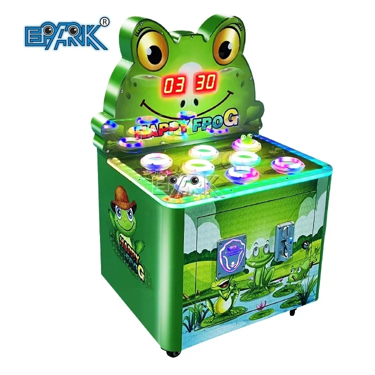 Hete Verkoop Muntbediende Beat Frog Hammer Game Machine Indoor Sport Kinderen Meppen Een Mol Hit Kikker Arcade Games Machine