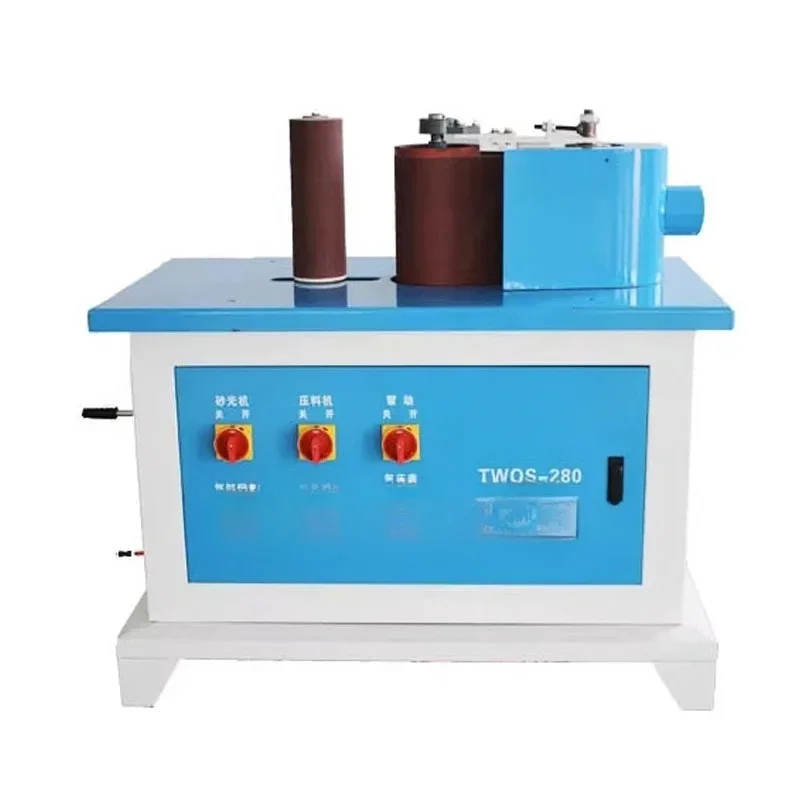 TWQS-280 Multifunctional Curve Sanding Machine Desktop Bend Sander Grinding Wheel Belt Woodworking Grinding Polishing Machinery