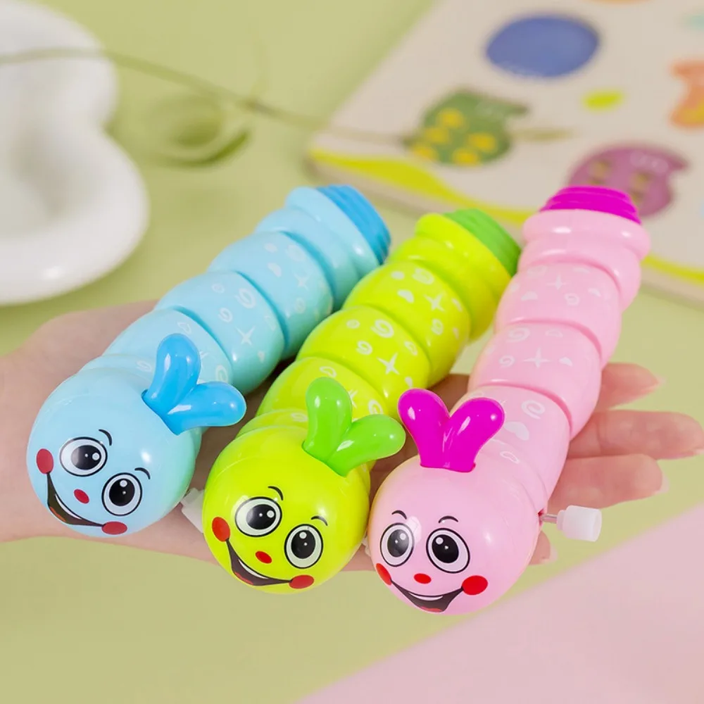 3/5 Pcs Cartoon Wind Up Caterpillar Children\'s Birthday Party Baby Shower Kindergarten Gift Gift Bag Filler Kids Reward Giveaway