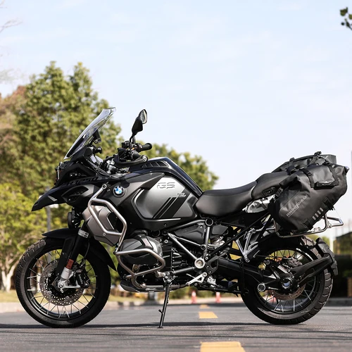 Imagen 2 del producto Rhinowalk-Bolsa de asiento trasero de motocicleta, de doble cara alforja, impermeable, ajuste Universal, equipaje de Motor, 28L/48L