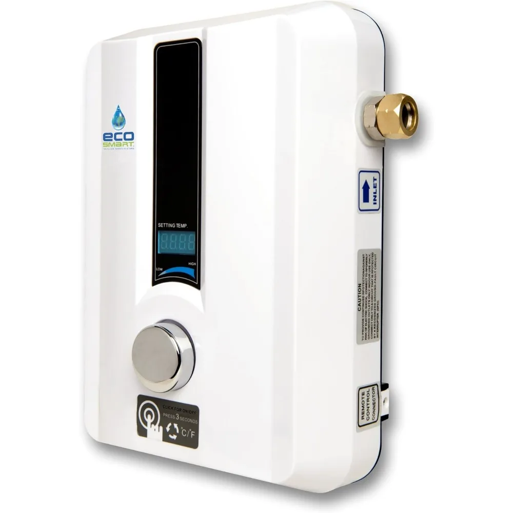 ECO 8 Tankless Water Heater, Electric, 8-kW - Quantity 1, 12 x 8 x 4