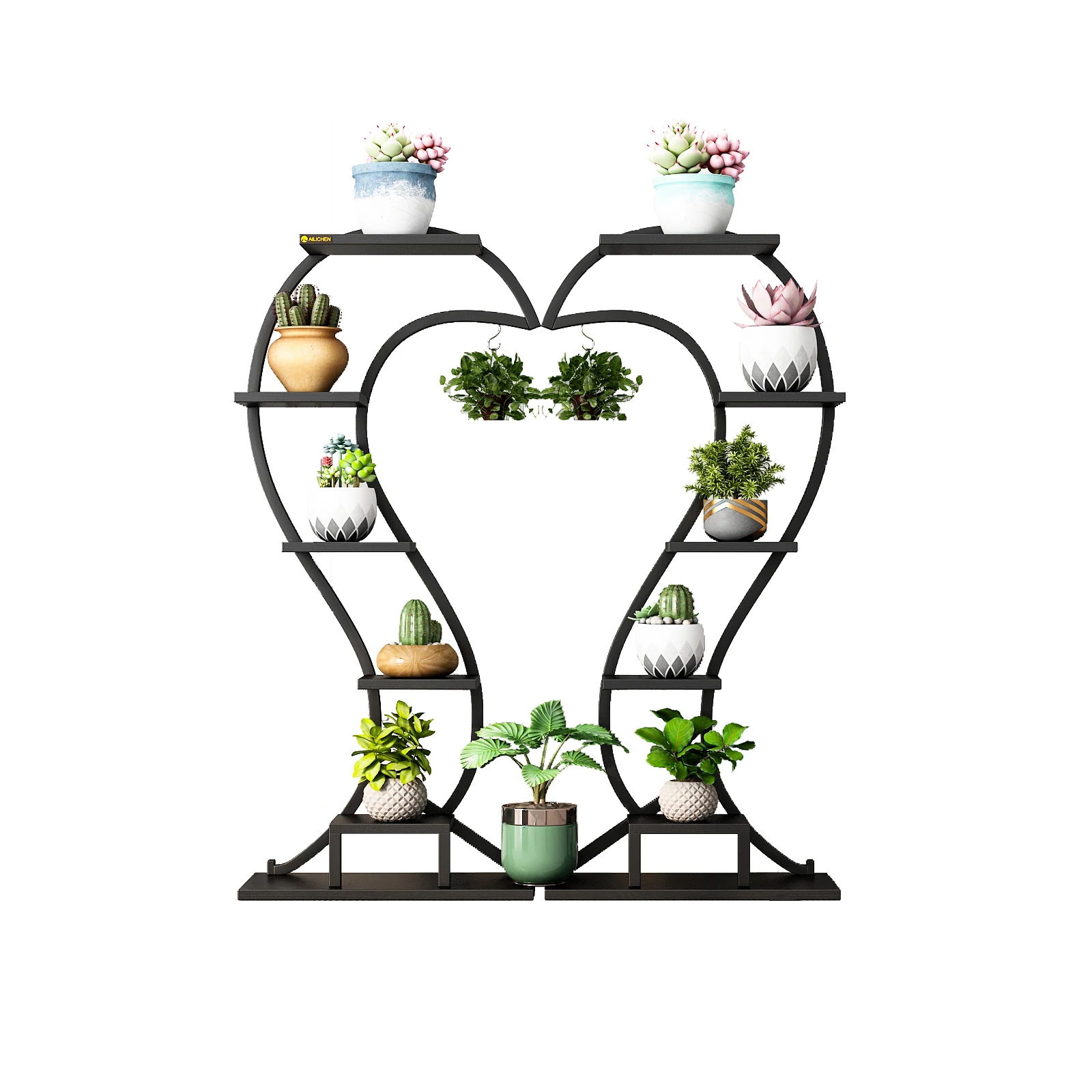 

Creative Wrought Iron Multi-Layer Stand Indoor Floor Plant Stand