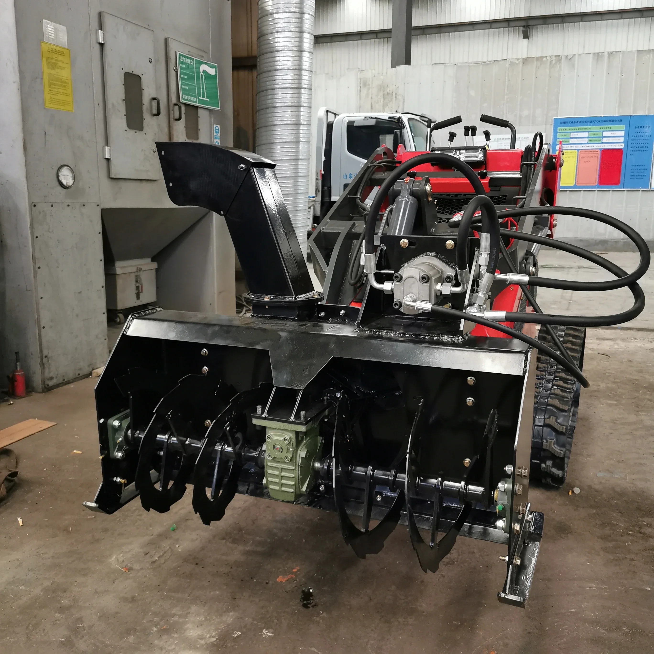 Snow Blower Attachment for Mini Skid Steer Loader