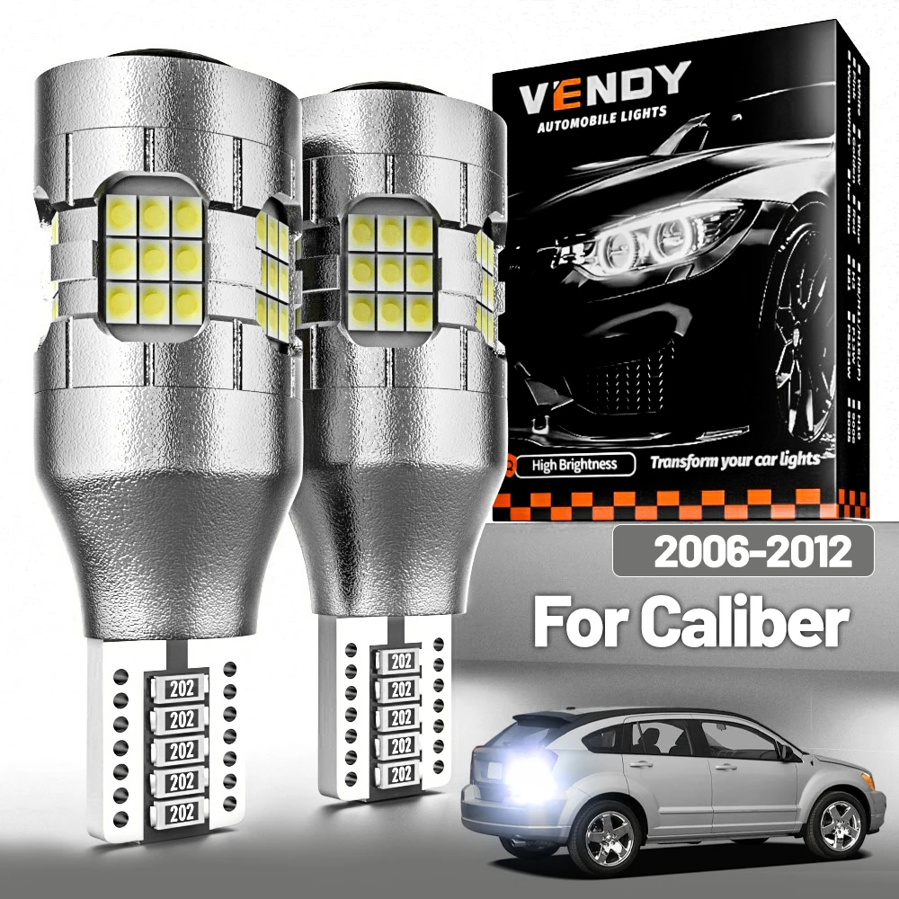 2 stücke LED Reverse Licht Für Dodge Caliber 2006-2012 Backup Lampe 2007 2008 2009 2010 2011 Canbus zubehör