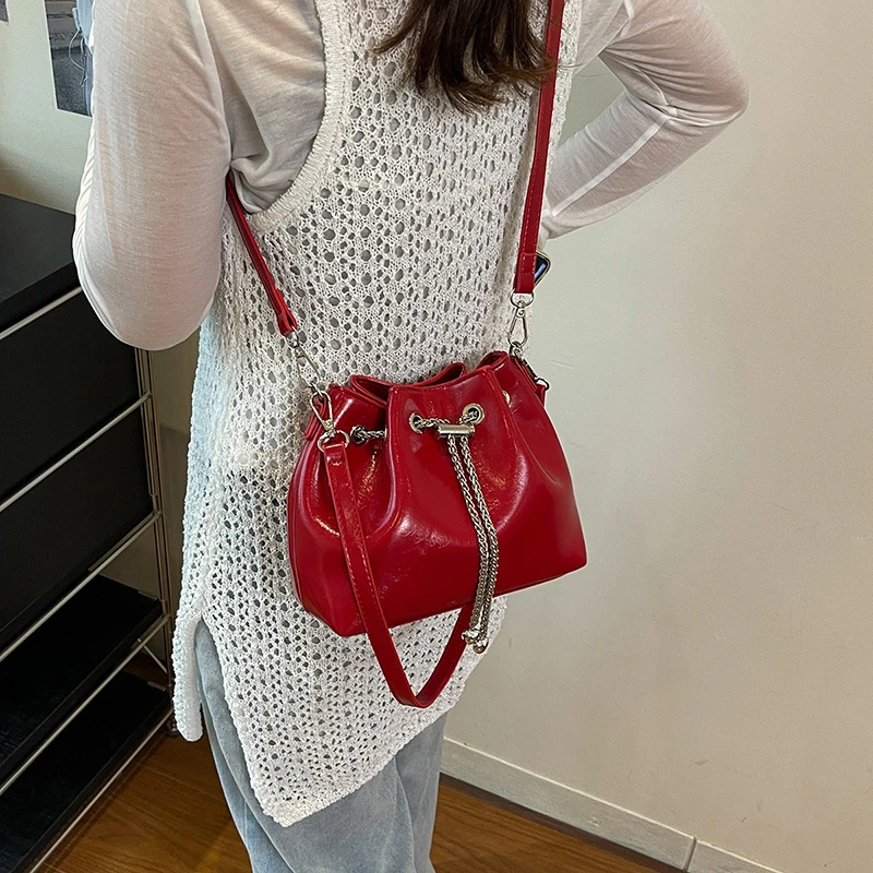 

Vintage Luxury Diaper Bag For Women Elegant Crossbody Bag Minimalist Designer Tote Leather Stylish Mother And Child Bag