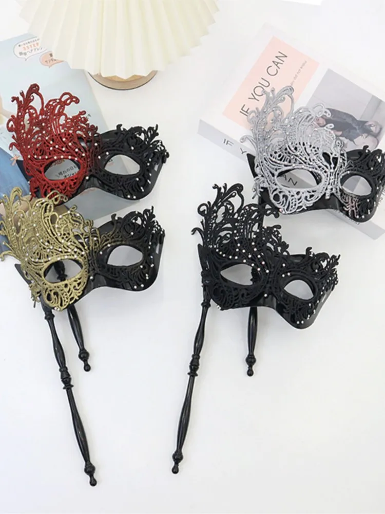 Masque pour les yeux Sexy plume eau diamant gland vénitien mascarade bal Halloween fête déguisement accessoires de déguisement dame masque facial