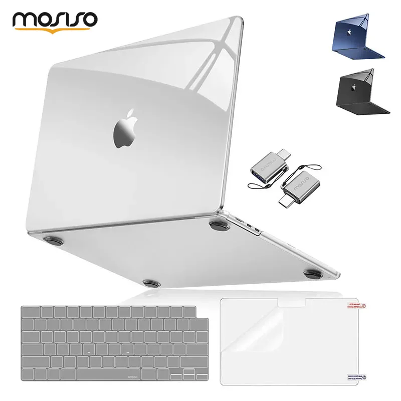 

Чехол для ноутбука 2025 MacBook Pro Air 13 14 15 16 дюймов M3 A3113 M2 A2681 M4 A3240 M1 A3112 A3185 A3401 Жесткий чехол