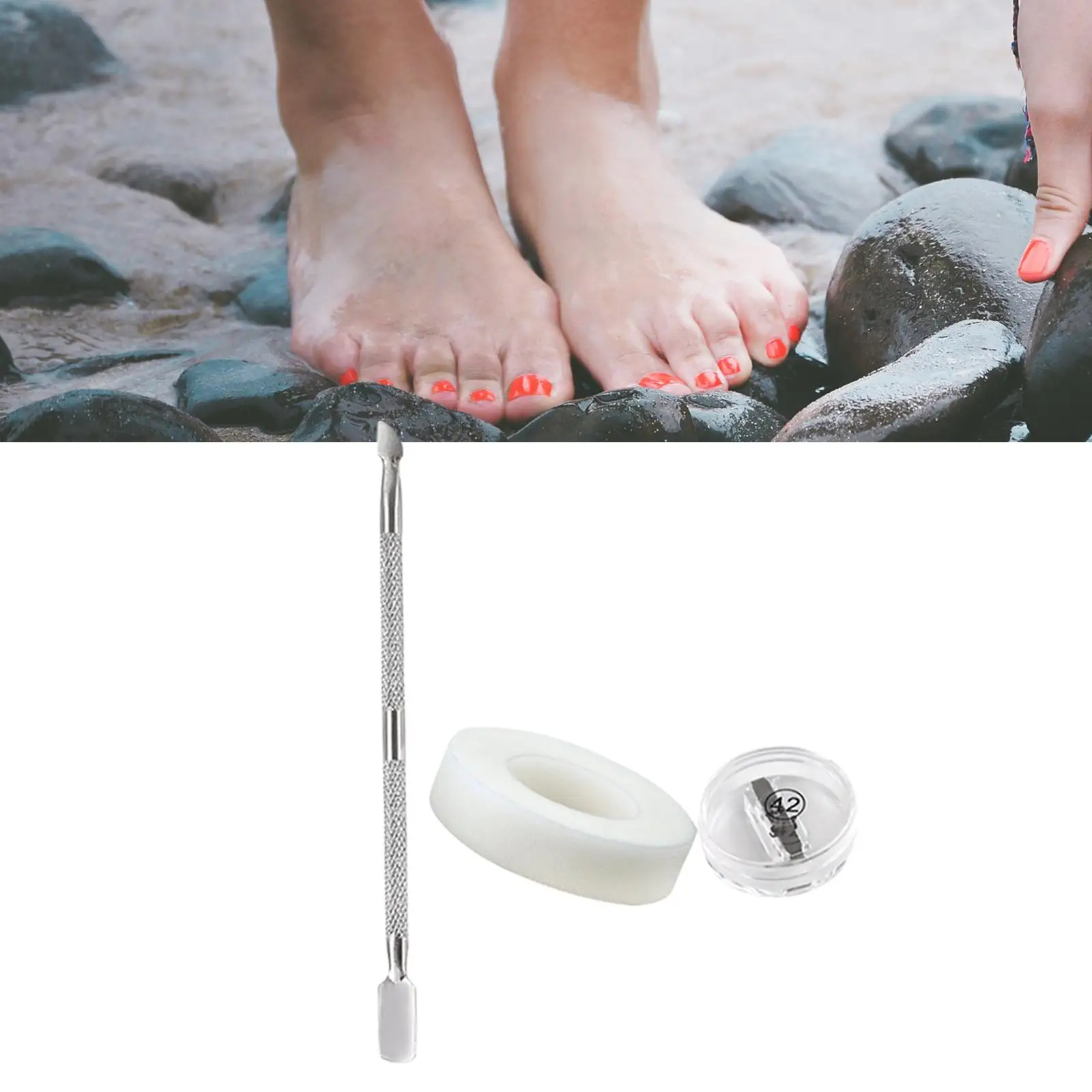 巻き爪治療セット ステンレス鋼パッチステッカー 爪リフターツール 巻き爪改善用