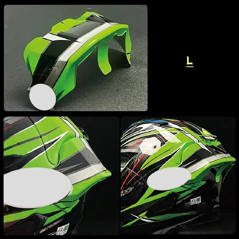 Suitable for ARAI RX7X /VZ-RAM Motorbike Rear Trim Helmets Spoiler Case Helmet Accessories Colorful Spoiler