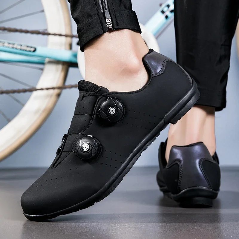 MTB-Radschuhe für Herren, Cleats-Schuhe, Flachpedal-Fahrradschuhe, Speed-Cycling-Sneaker, Mountainbike-Schuhe, SPD-Rennschuhe – Detail 7