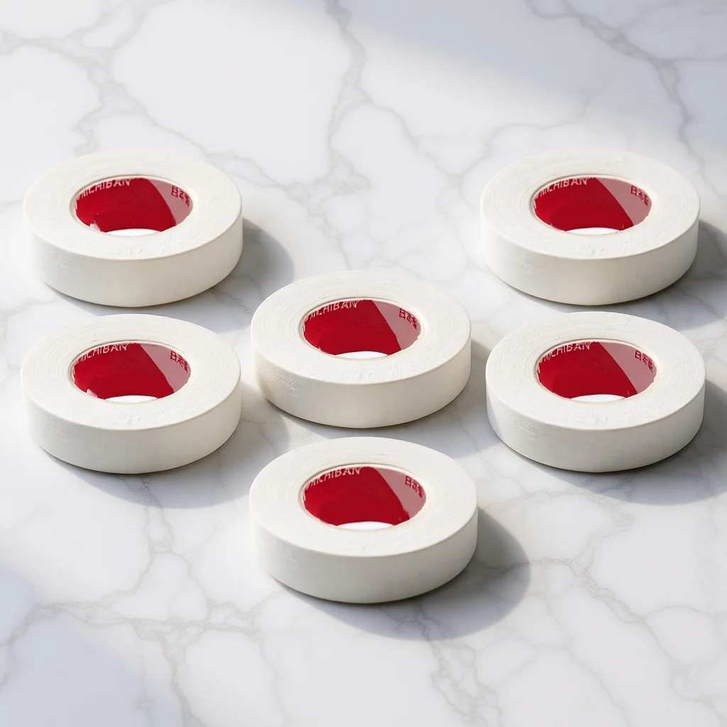 

6 Rolls Eyelash Extension Tapes Premium Adhesive Lash Tape for Grafting Smooth Vent Holes Residue Free Removal Eye