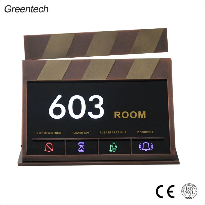 Wholesale Modern New Electronic Door Name Plate China's Hotel Room Sign Plate for Hotels