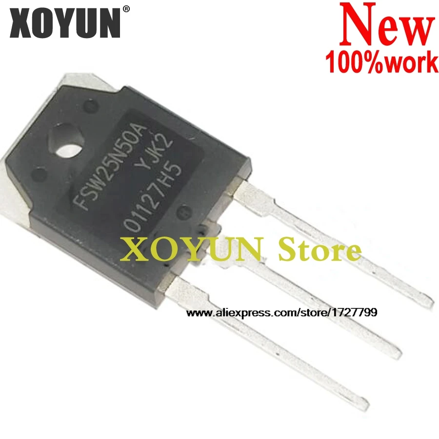 5pcs FSW25N50A FSW25N50B 25N50B TO-3P FSW25N50 TO3P 25N50 25N50A 500V 25A