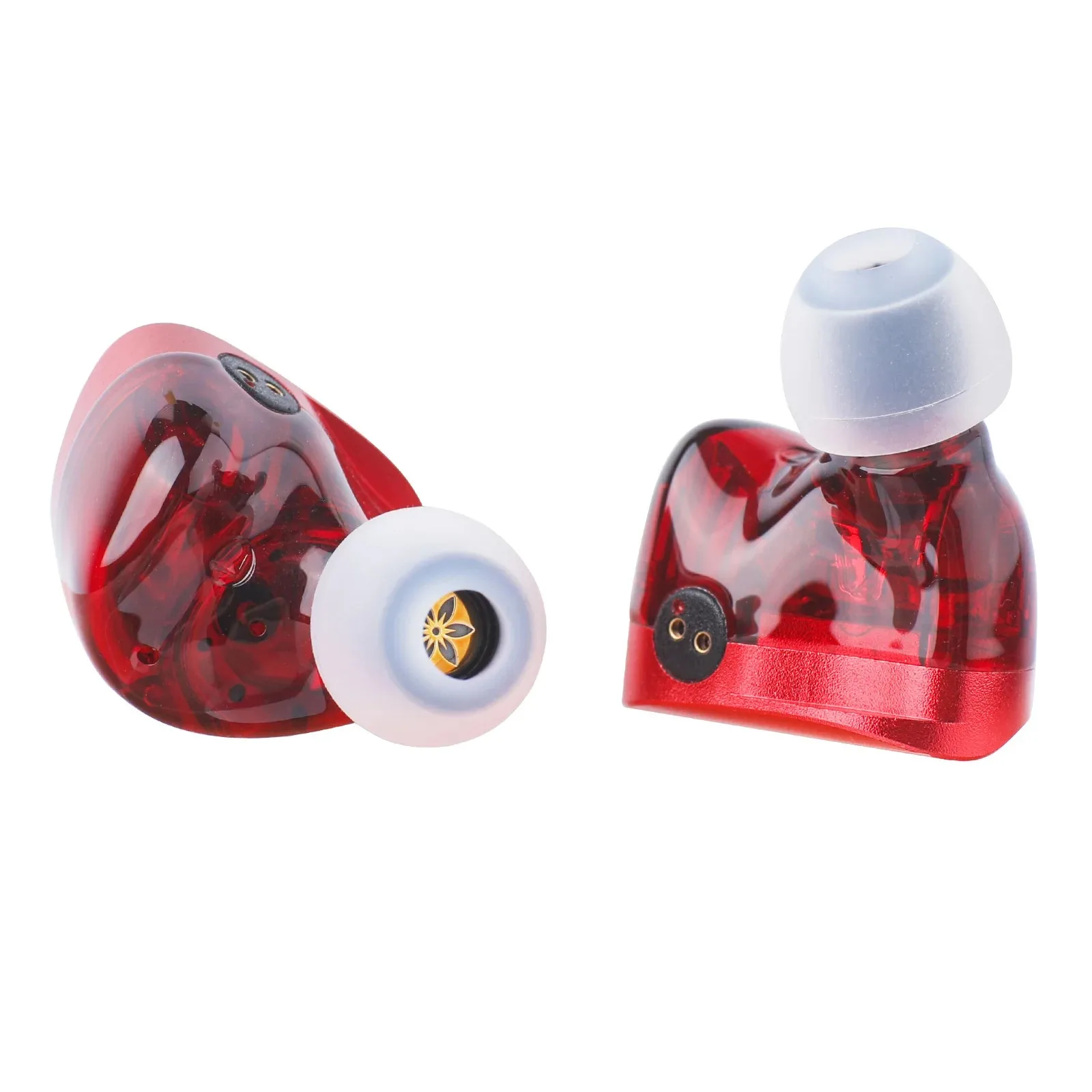 سماعات أذن Sonus HiFi سعة 7 هرتز 1DD + 1BA Hybrid IEM مع كابل OCC مطلي بالفضة عالي الجودة للموسيقي الصوتي