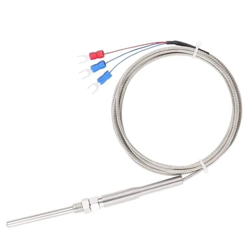 Probe Thermocouple Temperature Sensor Temperature Measuring Wire PT100 Sensing Wire Platinum RTD Thermostat Probe