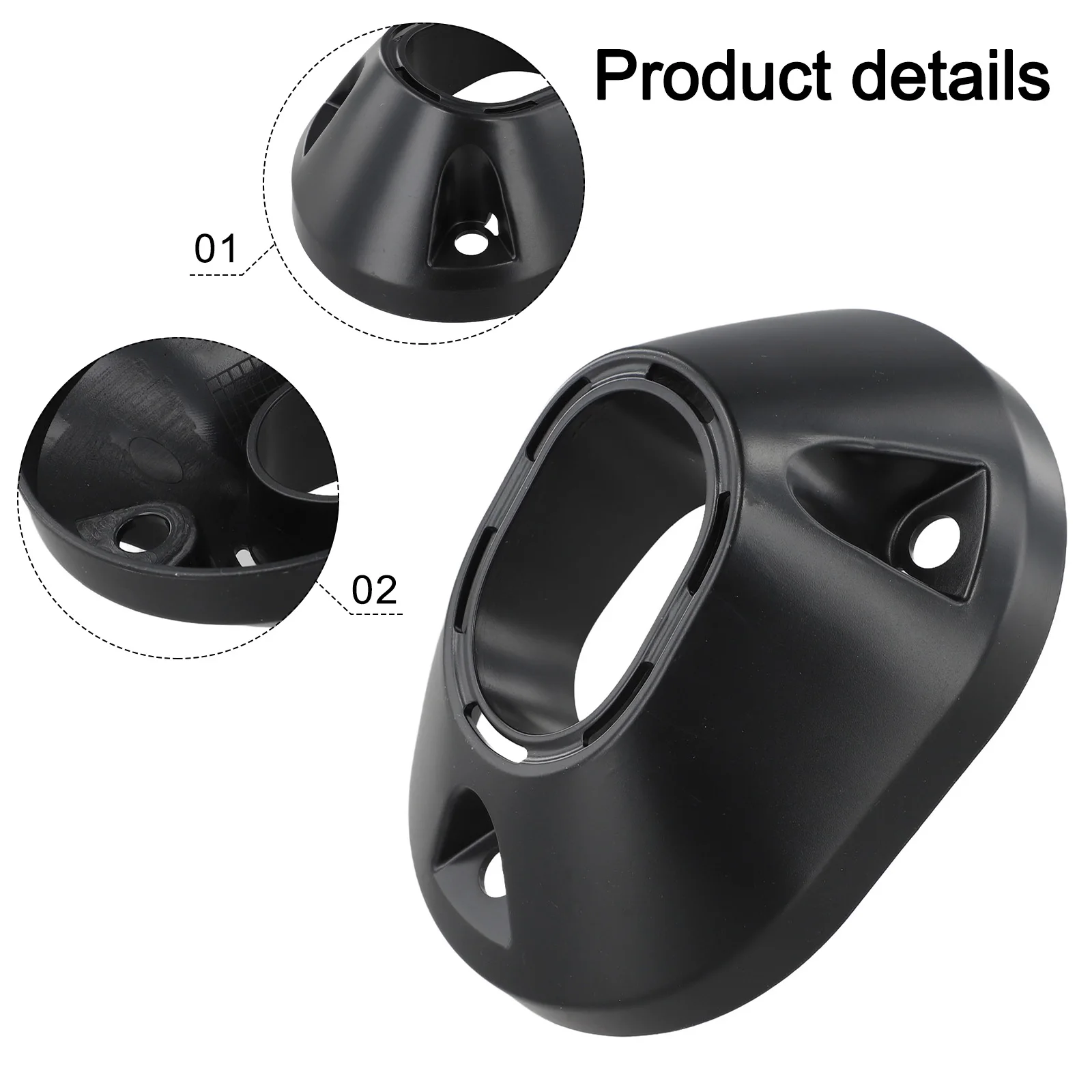 Anti-scalding Cover CLICK160 Exhaust Cover Custom Fit For Click160 Easy Installation Process Enhanced Aesthetics