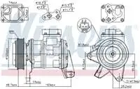 89087 air conditioner compressor for CHRYSLER GRAND CARAVAN