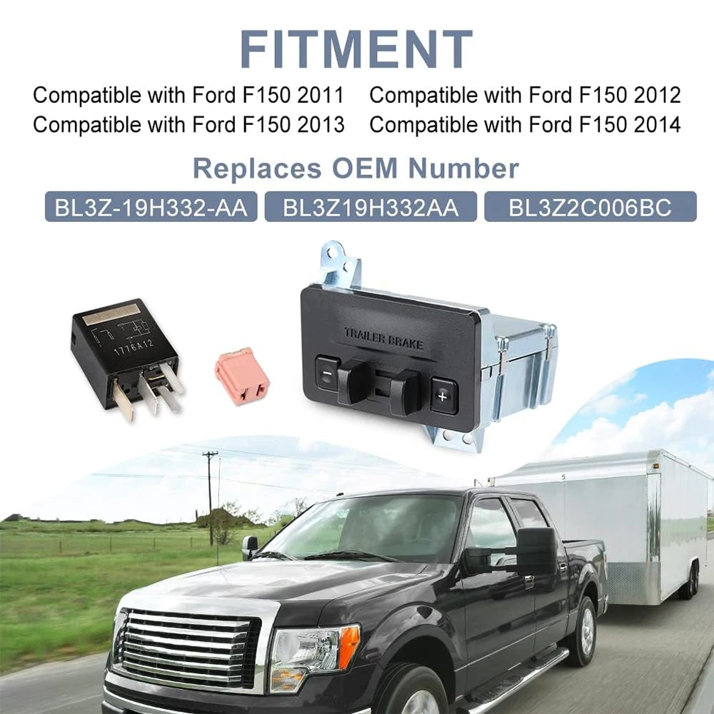 Trailer Brake Control Module OE#BL3Z-19H332-AA For Ford F-150 2011-2014 Auto Replacement Parts