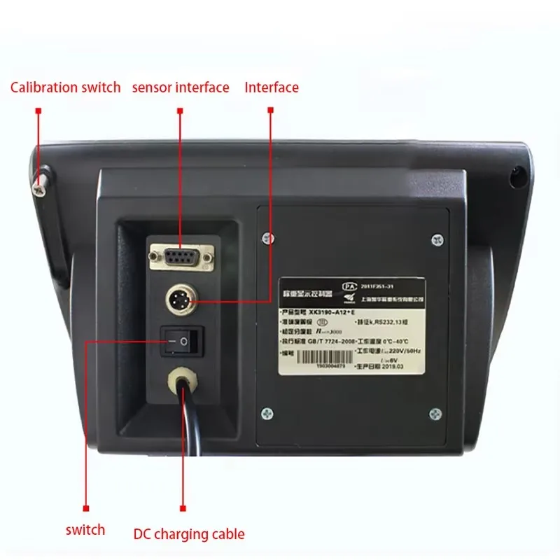 Homemade Weighbridges 0-3T Small Floor Scale Complete Set Sensor Electronic Platform Scale Indicator Animal Husbandry Scale