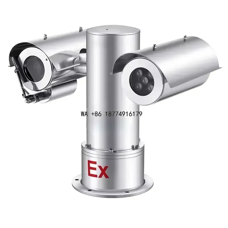wmwmnu wmwmnu AI Driven High Accuracy 0.003 Degree Explosion-proof PTZ Fire Detection Smoke Detection Ex-proof PTZ