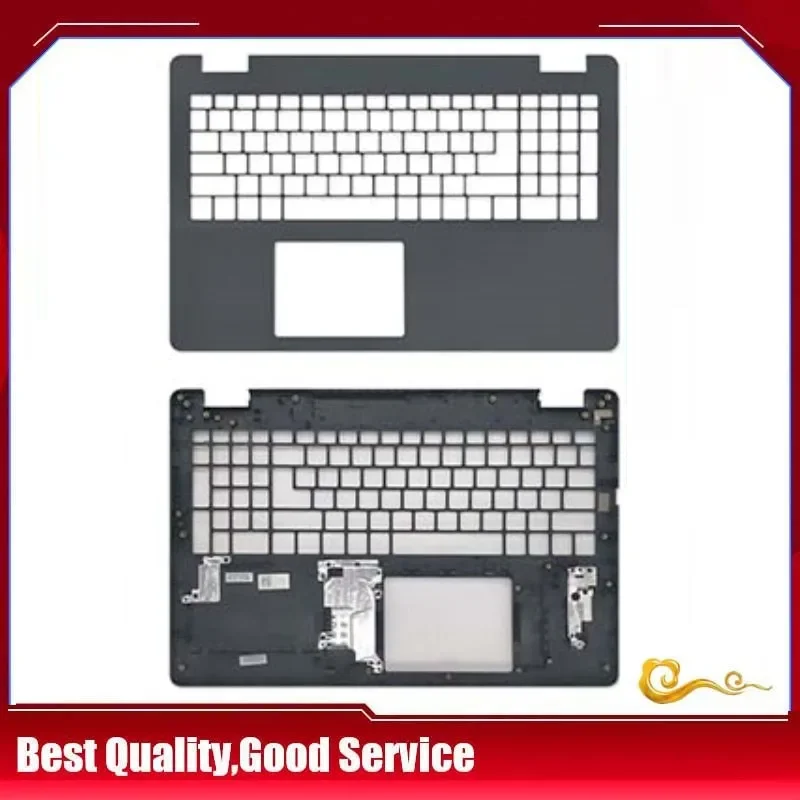 YUEBEI جديد/أصلي لـ Dell Vostro 15 3500 3501 3505 LCD الغطاء الخلفي/الحافة الأمامية/مجموعة المفصلات/مسند اليد العلوي/الغطاء السفلي، رمادي