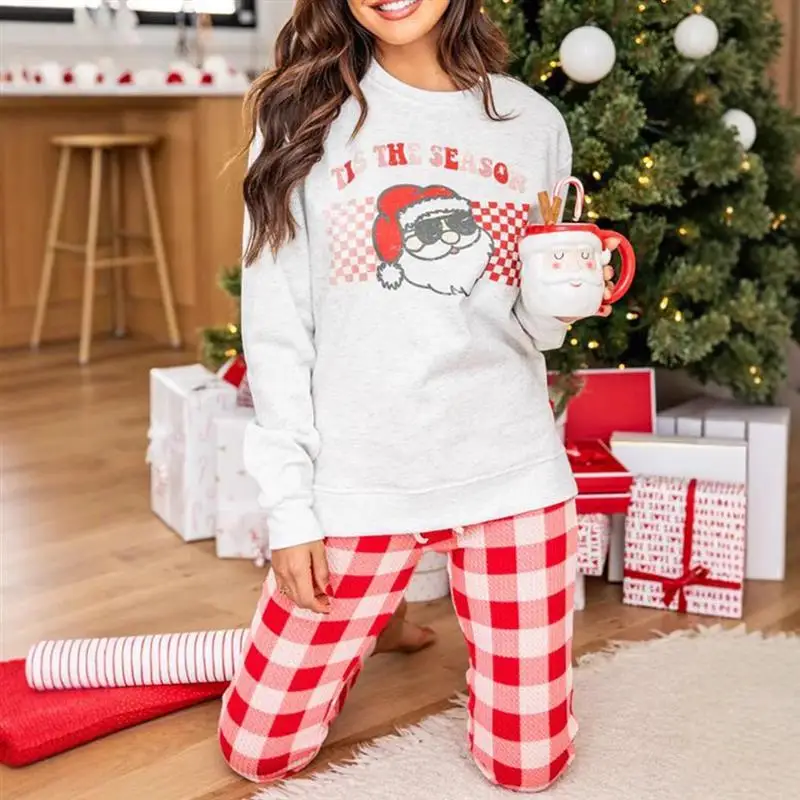 

Faionable Casual Floral Print Long Sve Home Wear Set for Women New Arrival Autumn Season Comfortable Loose Fit Outfit