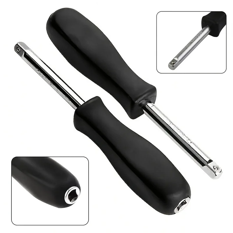 150 MM Spanner 1/4-Inch Female Square Drive Handle Socket Wrench For Small Flying Ratchet Wrenches Slide Rod AD Connectors