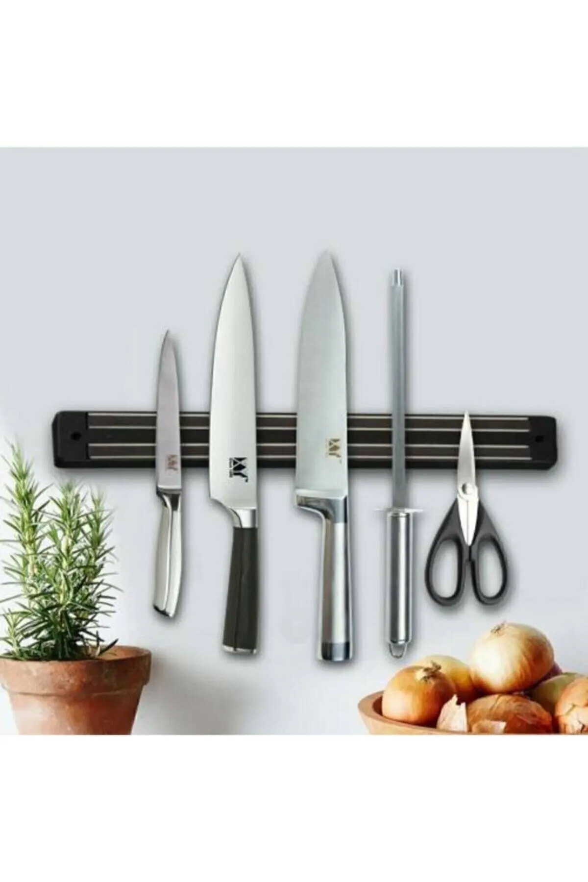 Suporte de faca magnética gancho de faca montado na parede feito de fora) cz diamante e alta atraente ímã elegante conveniente 2022 tendência