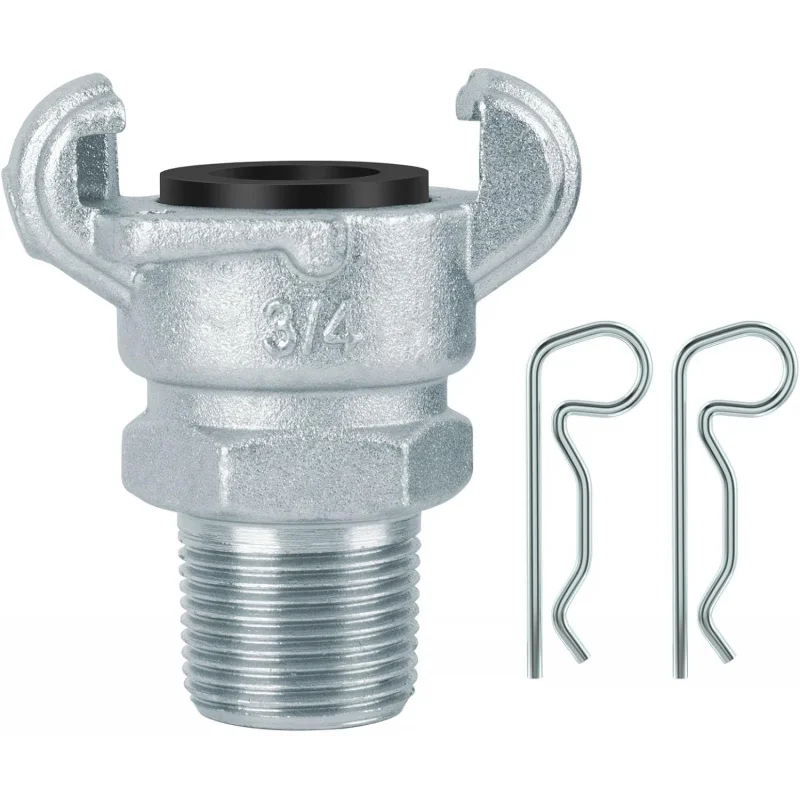 3/4 시카고 피팅 호스, NPT 수나사, 범용, 철제 2 러그 유니버셜 커플링