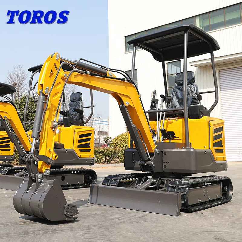 New Diesel Engine Mini Crawler Digger 2000kg High Quality Mini Excavator CE/EPA/EURO 1.8Ton Mini Small Bagger