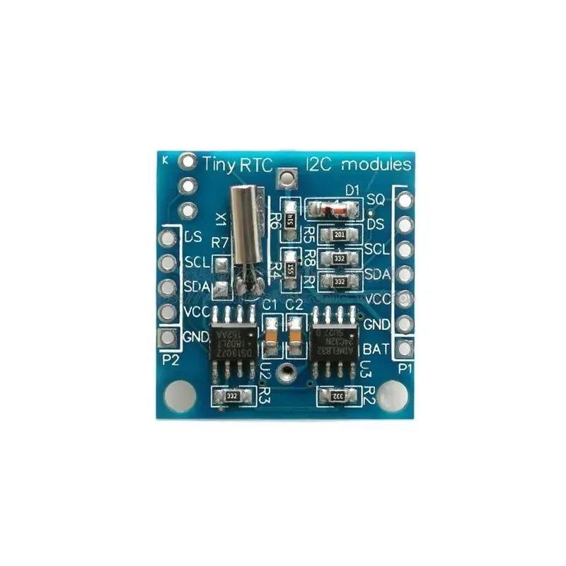 Электронный строительный блок Крошечный модуль RTC I2C 24C32 Память DS1307 Часы