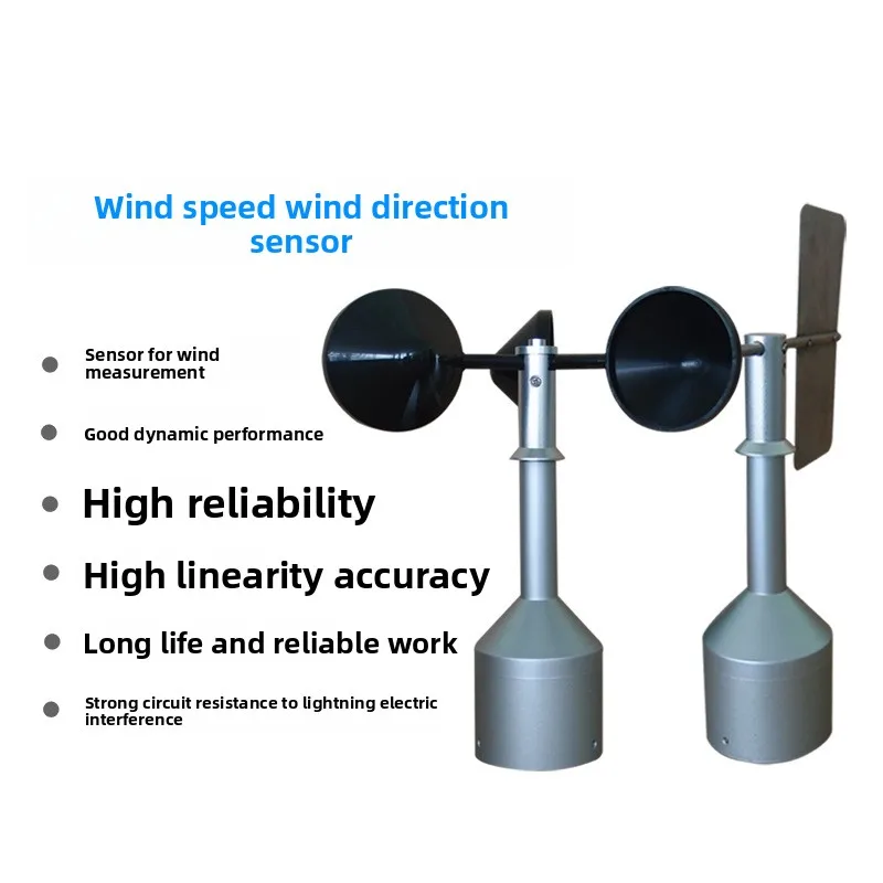 Mechanical wind speed and direction sensor RS485 output Modbus protocol meteorological wind speed