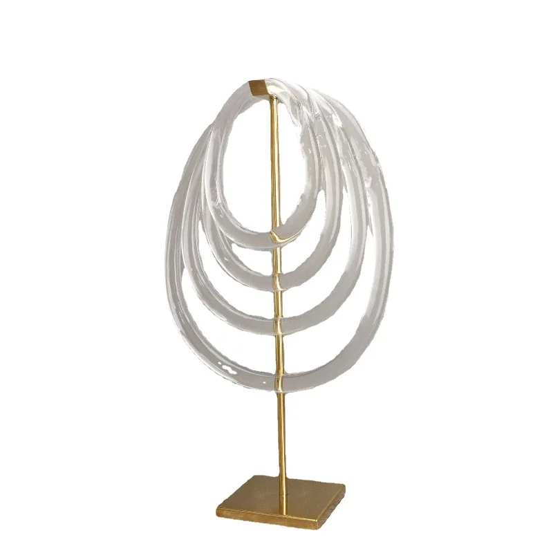 

European glass circle model house Sales department Bedroom study Living room Dining room Desktop entrance Soft decoration