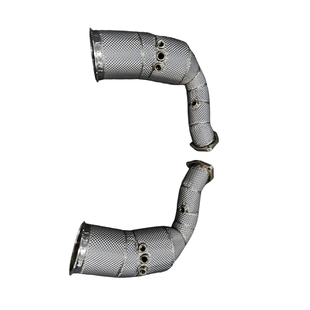 Stainless Steel Downpipe for S 2.9T 2019+ Exhaust System Performance Downpipe Muffler With OPF - view 5