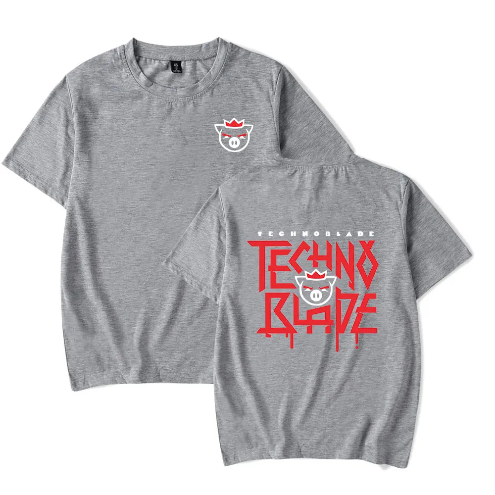 Technoblade T-shirt Dream Team SMP T Shirt Women Men Summer Streetwear Hip Hop Rock Clothes Technoblade Merch Short Sleeve Tee