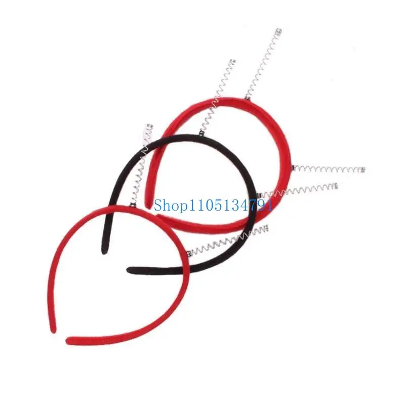98km 10 Pack Plain Hairband Eye-catching Hairband Hair Band Black Invisible Hairband for Hair Hoop Styling