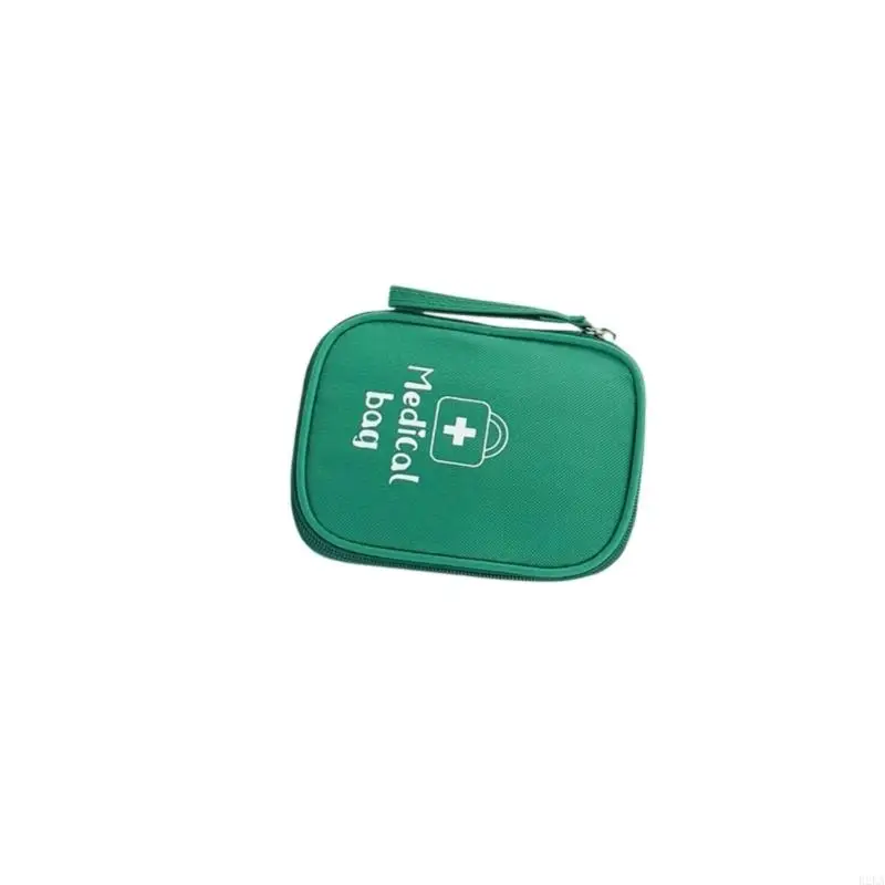 حقيبة إسعافات أولية مدمجة مقاومة للتمزق مع مساحات تخزين متعددة، تصميم مقاوم للماء للسلامة المنزلية في الهواء الطلق B2EA #3