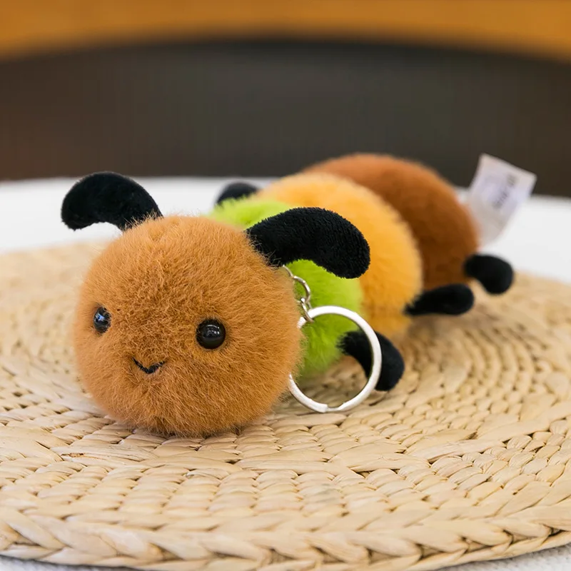 ZAKOL Simulatie Insect Hanger Pluche Gevulde Pop Speelgoed Leuke Cartoon Bug Spider Bee Pluche Pop Tas Decor Hanger Creatief Cadeau - afbeelding 1