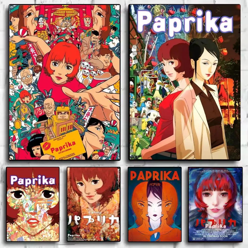 Póster de Anime famoso P-Paprika, arte de pared estético moderno, artículos de decoración para habitación, regalo para decoración del hogar y dormitorio
