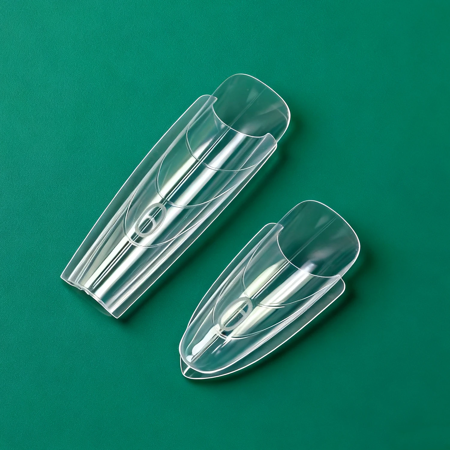 Nailpop sanduíche para unhas, formas duplas, 240 peças, 15 formatos, extensão de manicure francesa, construtor de gel, arte de unha, salão de beleza, ferramenta profissional transparente