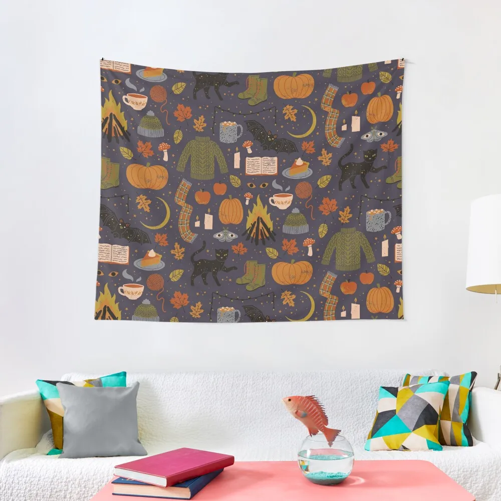 

Autumn Nights Tapestry Decoration Bedroom Home Decorating Room Decoration Aesthetic Anime Decor Tapestry
