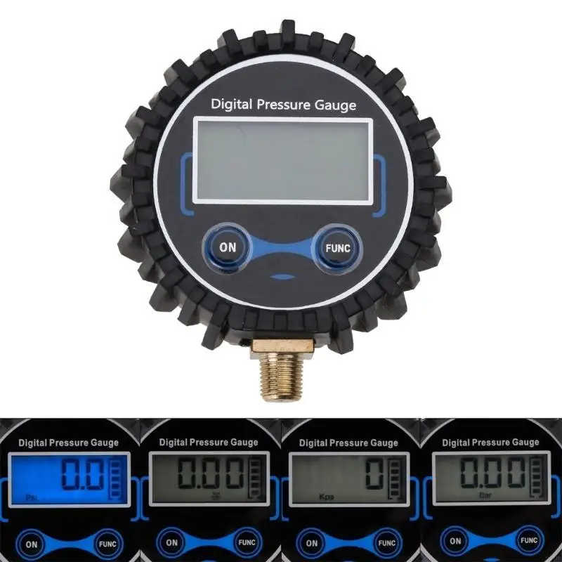 

37ME 1/8 NPT Digital Tire Pressure Gauge Car Accessories 0-200PSI Wear-resistant